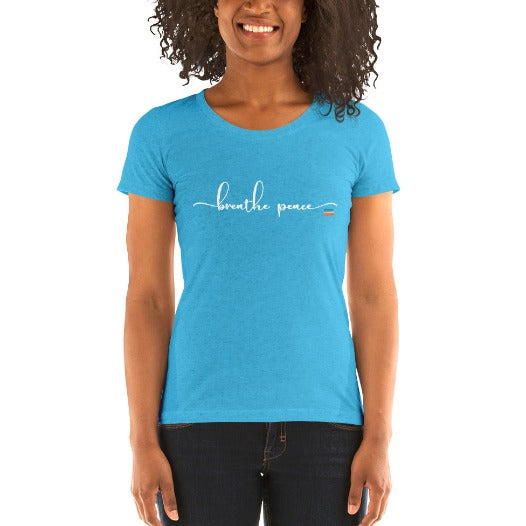 Breathe Peace Script T-shirt