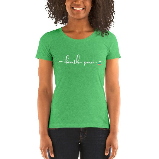 Breathe Peace Script T-shirt