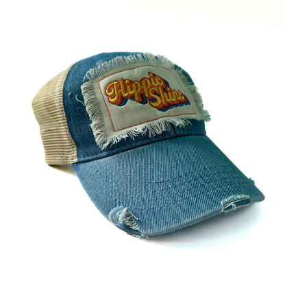 Distressed Trucker Hat - HippieShine