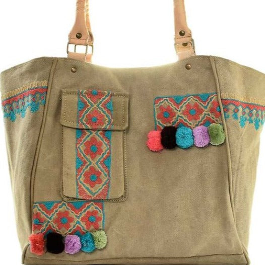 Vintage Addiction Embroidered Tent Shoulder Bag – HippieShine