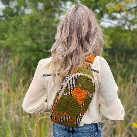 Vintage Kantha Sling Bag